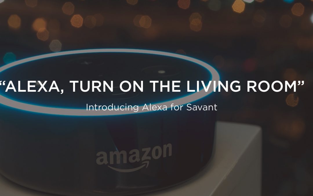 Voice control for your Savant home automation system