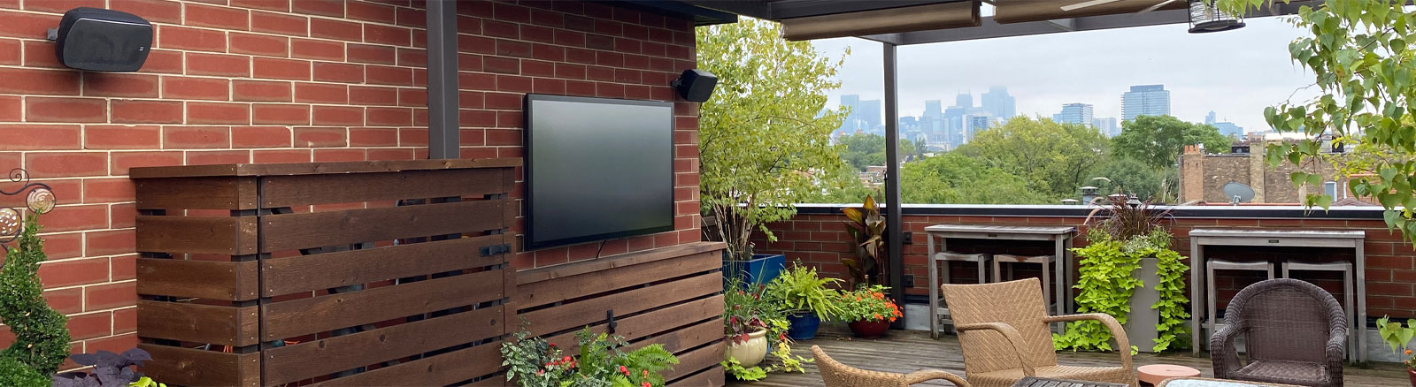 flat panel TV, home audio